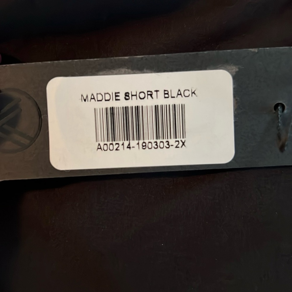 Savvi black athletic shorts. Size 2x